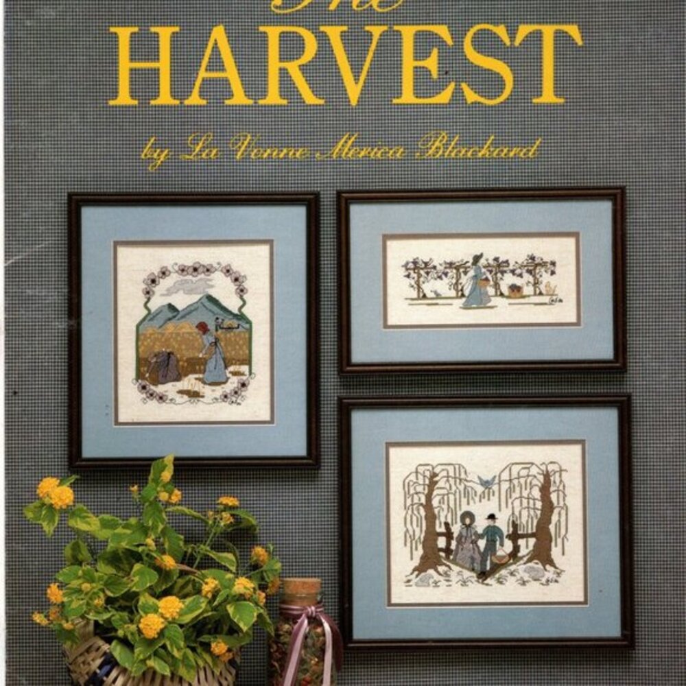 Just Cross Stitch THE HARVEST Blue Ridge Field Workers, Willow Leaflet